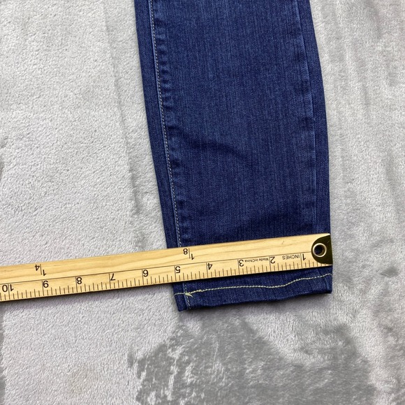 PAIGE Hoxton Ankle High Rise Skinny Jeans Dark Wash Women's Size 26 Fits 25" - Picture 4 of 9